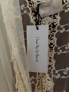 I love pop st Barth Swim Cover-Up in Cream